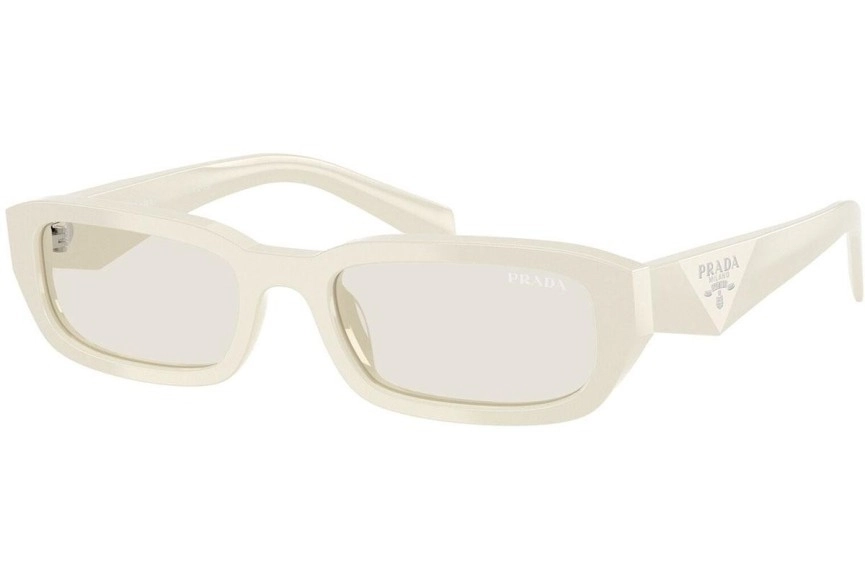 Prada PR B06S (26A40I) 53 | Unisex Beyaz Güneş Gözlüğü